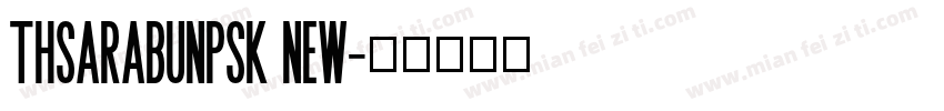 thsarabunpsk new字体转换